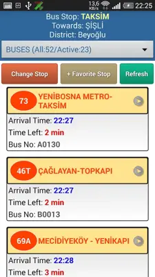 IstanBus android App screenshot 5